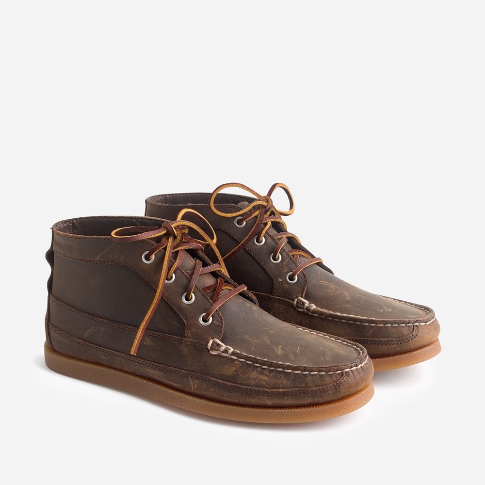 Sperry for J. Crew Brown Chukka Boots